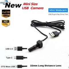 22mm Lens Long Distance HD 1080P 2MP 720P 1MP Android USB Camera Mobile Micro USB Cctv Camera For OTG Mobile Android Device