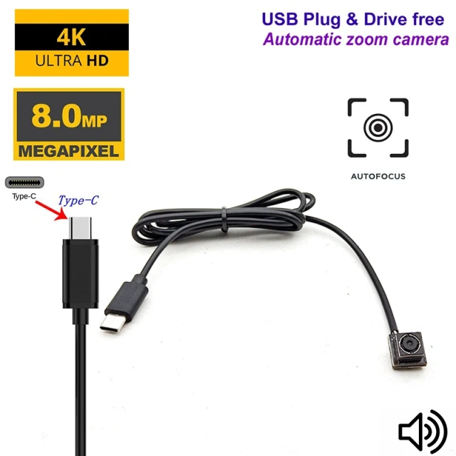 IMX179 4K 8MP 15FPS OTG Mini Camera AF Auto Focus Micro USB Module Camcorder 5MP 30Fps Auto Focus Lens For Android Mobile Phone