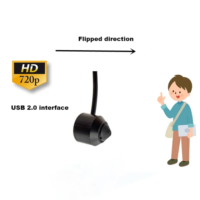 720P 1080P Pin Hole Mini Usb Camera 2.0MP 1920*1080P 720P HD Mini Usb Snake Camera Support Linux Mac Win For Police Equipment