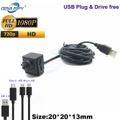20x20mm 1080P Smallest Size CMOS 720P HD Mini Pin hole Usb Camera KIOSK Industry Machine PC UVC Miniature ATM Usb Camera