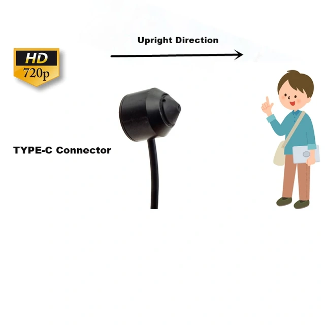 720P 1080P Pin Hole Mini Usb Camera 2.0MP 1920*1080P 720P HD Mini Usb Snake Camera Support Linux Mac Win For Police Equipment
