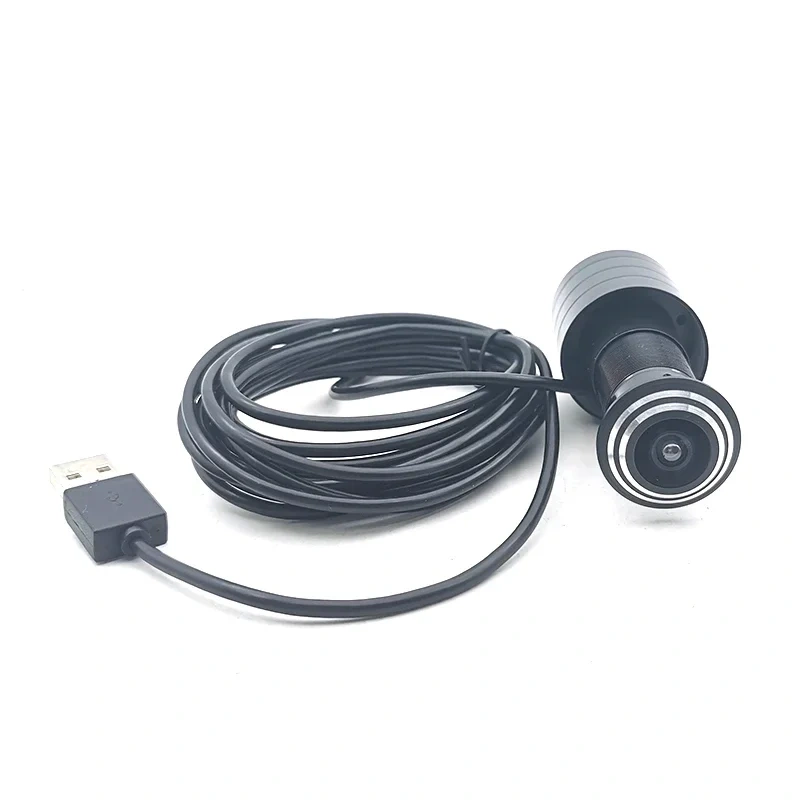 Geniuspy 720P 1080P 1.66MM Fisheye Lens Door Hd Camera Eye Viewer Peephole 1080P 2MP Free Driver Wide Angle Usb Web Cam UVC