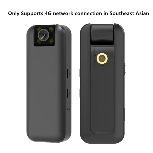 2024 4G Wireless Mini Camera 4K High Definition Phone Remote Video Recorder Worn Police Small Body Cam Night Vision DV Camcorder