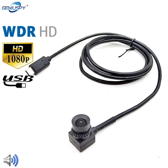 GENIUSPY New AR0237 Full Hd 1080P WDR USB Mini Camera For Laptop Usb Camera Video Audio Web Camera For Computer Android Device