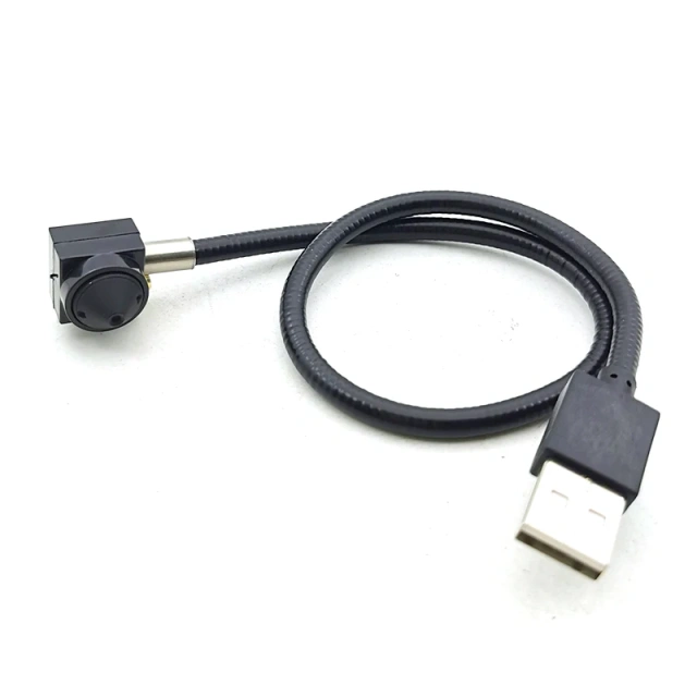 Mini Size 15*15mm New Flexible Cable 1080P Mjpeg 30fps Mini USB Webcam Video Audio Web Camera Miniature for Industry Machine