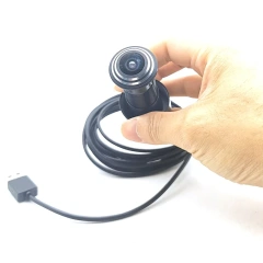 Geniuspy 720P 1080P 1.66MM Fisheye Lens Door Hd Camera Eye Viewer Peephole 1080P 2MP Free Driver Wide Angle Usb Web Cam UVC