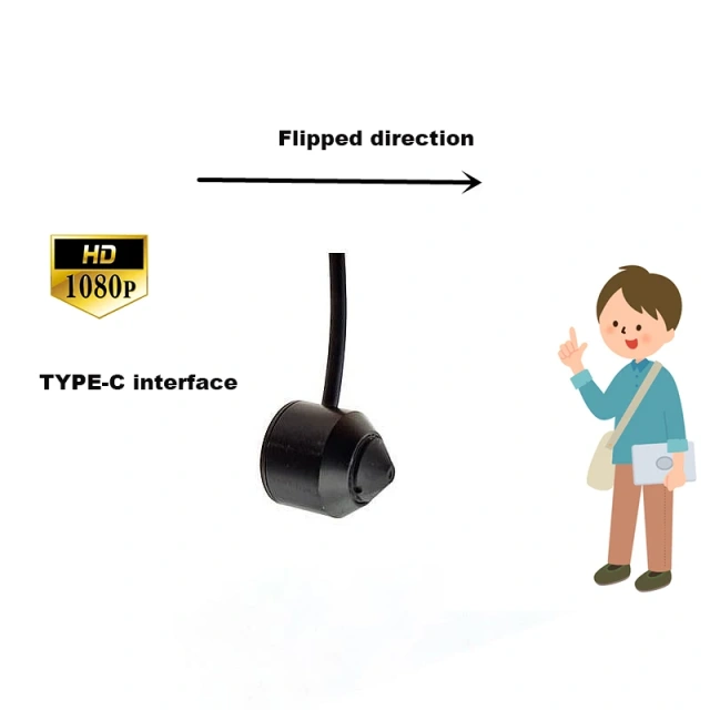720P 1080P Pin Hole Mini Usb Camera 2.0MP 1920*1080P 720P HD Mini Usb Snake Camera Support Linux Mac Win For Police Equipment