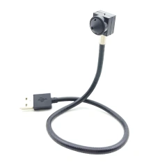 Mini Size 15*15mm New Flexible Cable 1080P Mjpeg 30fps Mini USB Webcam Video Audio Web Camera Miniature for Industry Machine