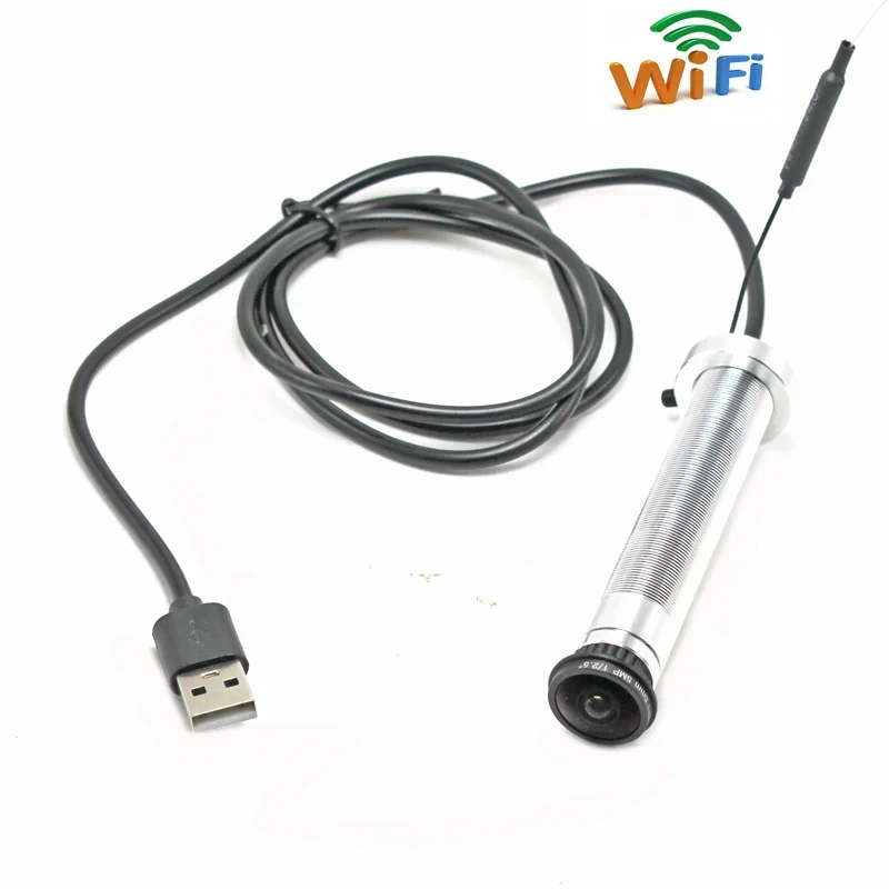 16mm V380 Door Eye Hole Security 360-degree HD Panoramic Wide Angle FishEye CCTV Network Mini Peephole Door WifI Camera TF Card