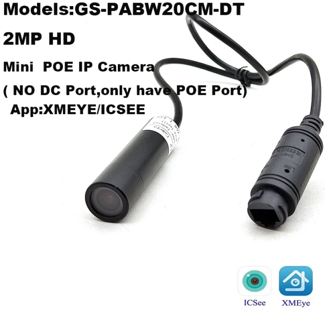 IP Network Mini Bullet Camera1080P POE 2MP 4MP 5MP Surveillance IP Camera Wide Angle Lens XMEye ICsee Seeeasy CCTV Video Cam