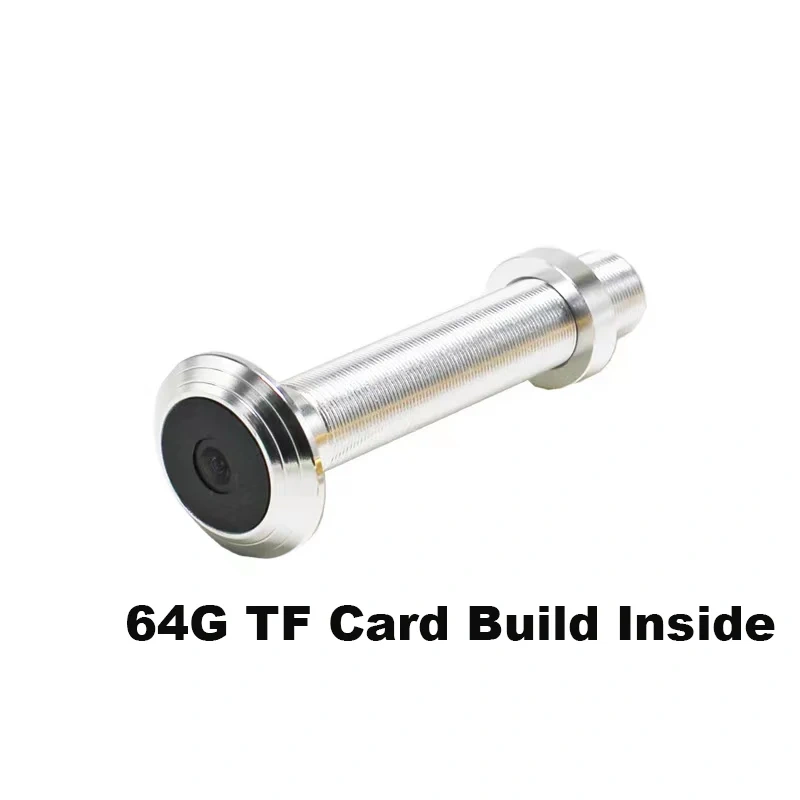 V380 Pro Gold Sliver 1080P 2MP TF Card Build IR Audio Door Eye Hole Wide Angle IP Mini Peephole Wifi Wireless Door Camera P2P