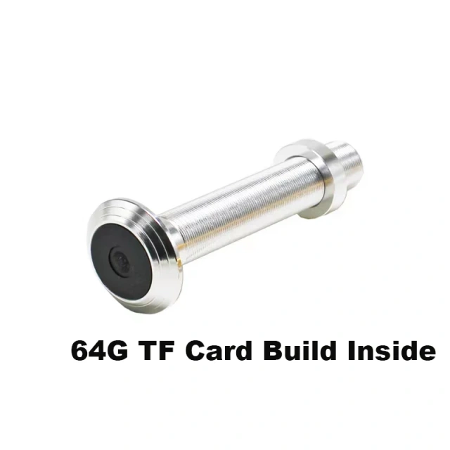 V380 Pro Gold Sliver 1080P 2MP TF Card Build IR Audio Door Eye Hole Wide Angle IP Mini Peephole Wifi Wireless Door Camera P2P