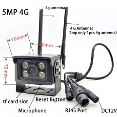 Camhi P2P Metal Shell 4K 8MP IMX415 5MP 2MP FHD 4G Wifi IP Camera Outdoor IP66 Car Fleet Bus Came Security CCTV Surveillance