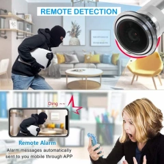 V380PRO Wide Angle 150degree 2.1mm Fisheye lens 1080P P2P Wireless Covert Video Audio Record Wifi Door Camera TF Card Recording
