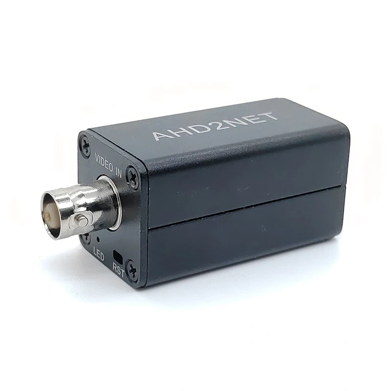 2 IN 1 AHD2NET-Pro Adapter 1080P HD AHD CVBS CCD CMOS Camera to IPC Converter Make Camera Work with NVR System To be IP Camera