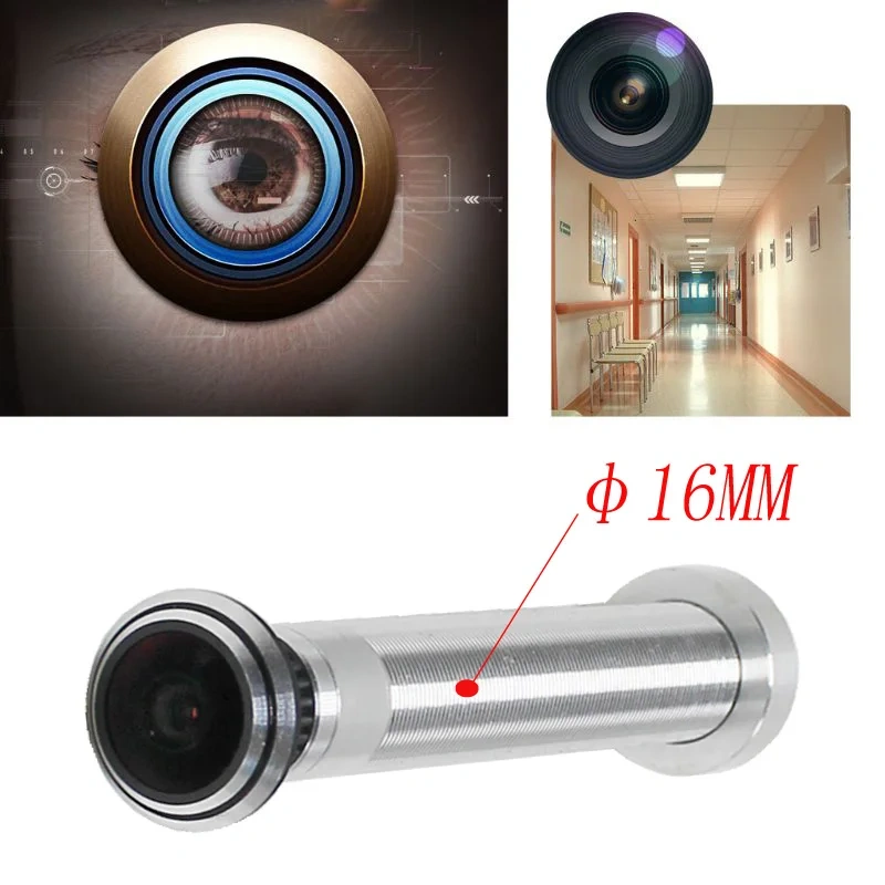 Tuya Door Eye Hole Security 1080P HD 2.1mm Lens Wide Angle FishEye CCTV Network Mini Peephole Door WifI Camera P2P SD Card Slot