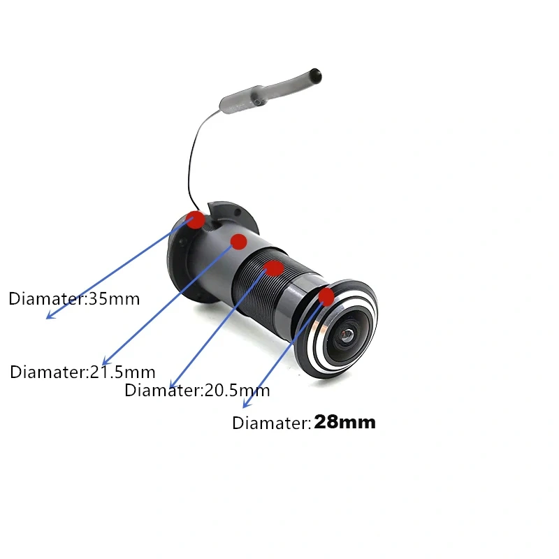 GENIUSPY H.265 V380 Door Eye Hole Security 2MP HD 1.66mm Lens Wide Angle Fisheye Network Mini Peephole WifI Camera on vif