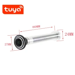 5G  2.4G WIFI 16MM Tuya Wifi Door Eye Camera Mini Peephole Door WifI IP Camera 1.66MM Wide Angle FishEye Audio TF Card Slot