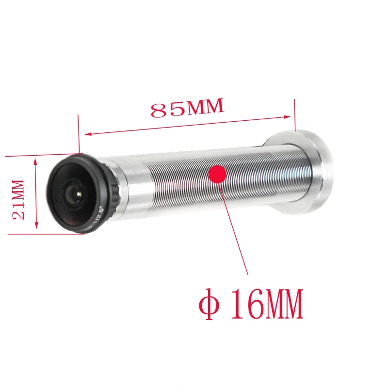 16mm V380 Door Eye Hole Security 360-degree HD Panoramic Wide Angle FishEye CCTV Network Mini Peephole Door WifI Camera TF Card