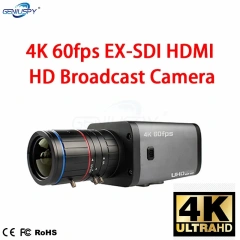 Geniuspy HD EX-SDI HDMI Camera 4K 60FPS HD Broadcast Camera 1/1.8 cmos Sony334 Starlight Camera Low Illumination Camera With 485