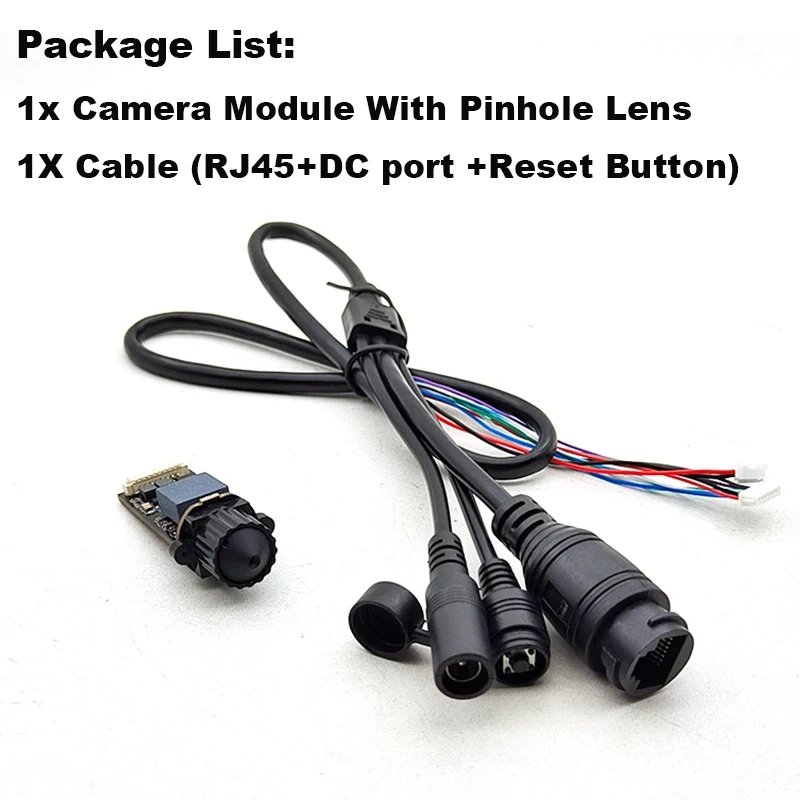 4MP T Board Bullet Mini IP Camera Module Pcb Security CCTV P2P RTSP On vif for Underwater Industry Pipeline Inspection1440P