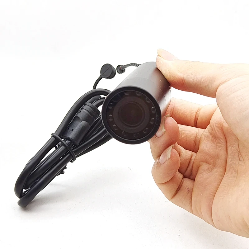 Miniature POE Audio 5MP 4MP 3MP 2MP Infrared No Glow Bullet IR IP Network Camera RJ45 Standard Video Agreement Industry Pipe