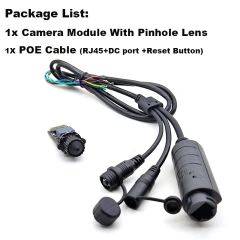 4MP T Board Bullet Mini IP Camera Module Pcb Security CCTV P2P RTSP On vif for Underwater Industry Pipeline Inspection1440P