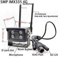 Camhi P2P Metal Shell 4K 8MP IMX415 5MP 2MP FHD 4G Wifi IP Camera Outdoor IP66 Car Fleet Bus Came Security CCTV Surveillance