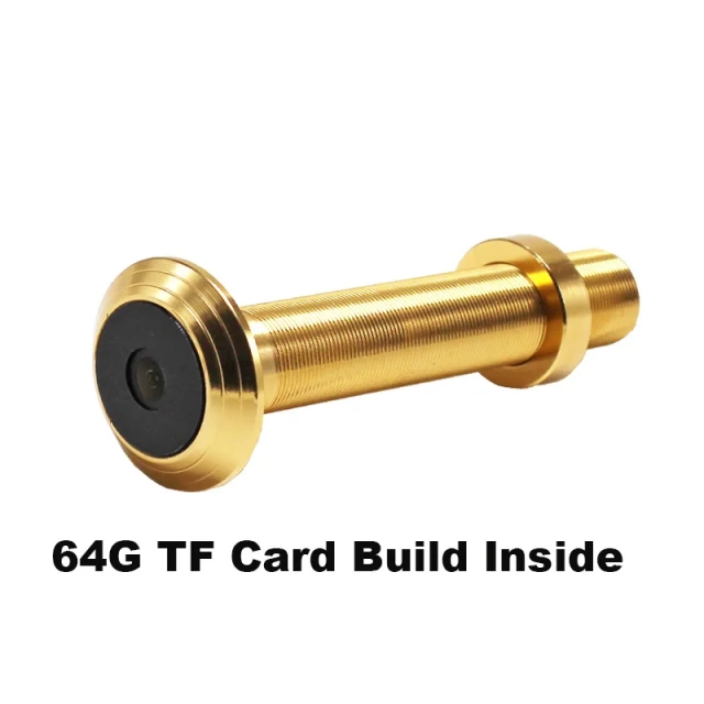 V380 Pro Gold Sliver 1080P 2MP TF Card Build IR Audio Door Eye Hole Wide Angle IP Mini Peephole Wifi Wireless Door Camera P2P