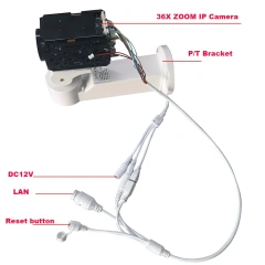 IMX415 4K 8MP 360X Optical Zoom PTZ IP Camera Board With Bracket auto IRIS Hikvision Protocol RTMP IVM4200 P2P ONVIF SD Slot