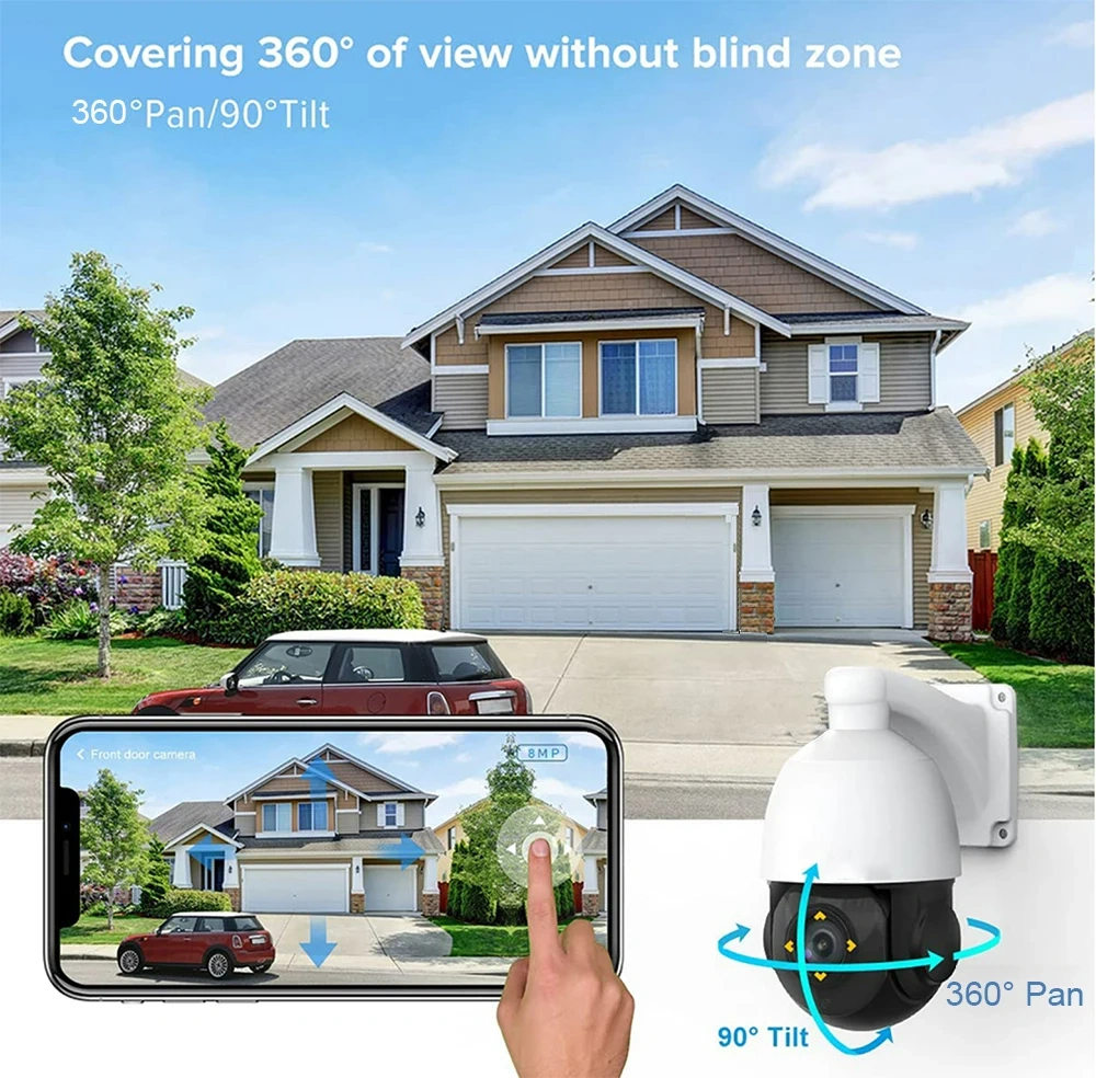 4K 8MP 30fps 300X ZOOM POE RTMP ONVIF Absolute move Speed dome PTZ IP Camera Hikvision protocol IVM4200 P2P IMX415 256GB
