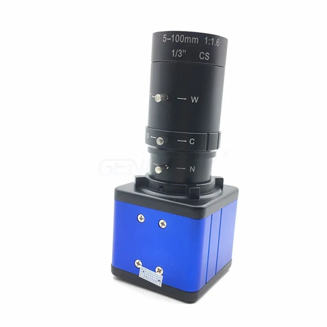 8MP 4K H.265 H.264  Bullet CCTV Video Audio Surveillance Telescope Stealth Mini Box IP Camera CS Lens For Golf Speed Shots