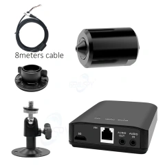 Split Type Industry 4MP IMX335 Starlight Wifi Wireless Mini Bullet POE IP Camera P2P Support Nvr Audio Input&Output RS485 Alarm