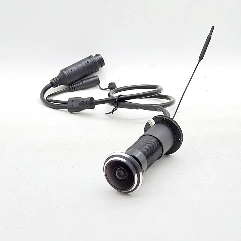2MP POE Wifi Door Eye Hole IP Camera Wireless Wide Angle Cat FishEye Peephole Door CCTV Cam Network P2P ICSEE On vif 2 Way Audio