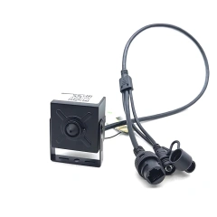 Miniature Size 1080P 5MP P2P  Square Style 4G SIM Card Pin hole Mini IP Camera With Audio TF Card Slot For Industry Machine