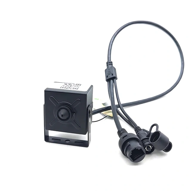 Miniature Size 1080P 5MP P2P  Square Style 4G SIM Card Pin hole Mini IP Camera With Audio TF Card Slot For Industry Machine
