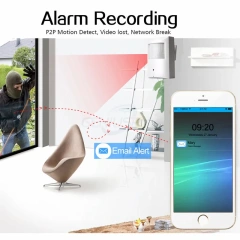 Camhi POE WIFI Audio 2MP IMX307 IMX335 IMX415 PIR IP Camera H.265 SD Card Night Vision HD Mini Indoor 940nm LED IR Security CCTV