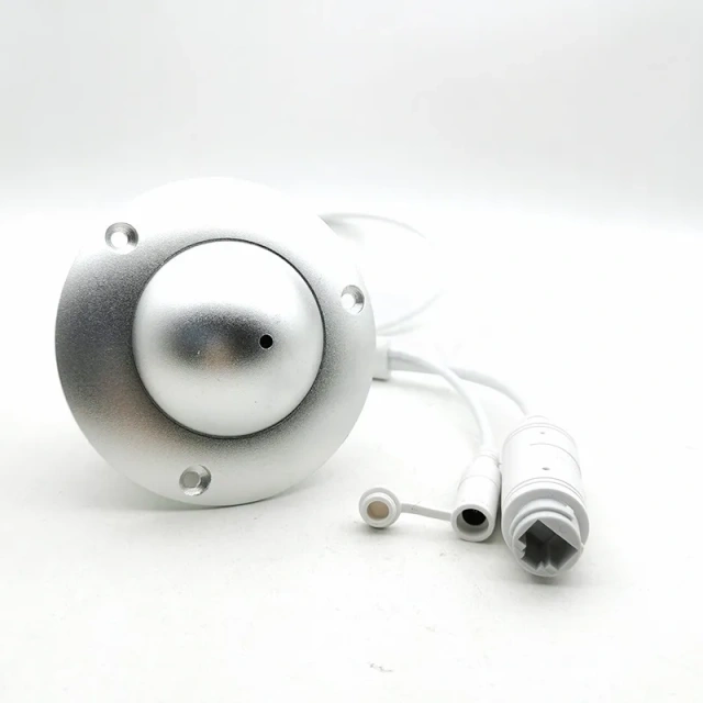 Metal 1080P POE Dome Mini Flying Saucer UFO Camera Indoor Security Surveillance CCTV IP Network Video Camera Audio