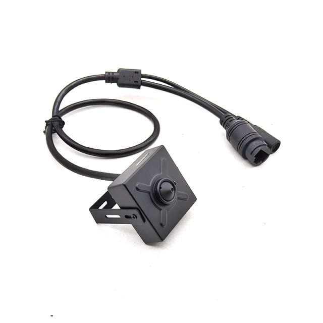 RTMP 5MP POE Audio Pinhole Mini IP Camera H.265 Slink HTML5 Micro CCTV IP Camera SD Card Slot Max 256G Home Industry Security Surveillance