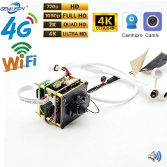 1/2.8" 8.0MP IMX415 Sensor Mini WIFI 3G 4K 4G Camera Network Kamera Module 8MP 5MP 2MP IP Camera CCTV Video Audio Camhi IR Cut