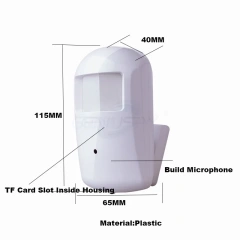 Camhi H.265 2MP 5MP PIR Style Wifi Mini IP Camera Wireless FTP RTSP Motion Detect Security 940nm IR Invisible Night Vision TF Card Mic