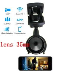 Micro WIFI Bullet Cam 1080p HD Video Audio H.264 P2P V380 APP 35MM Lens CCTV Security Camera TF Card Slot 5V Power Supply