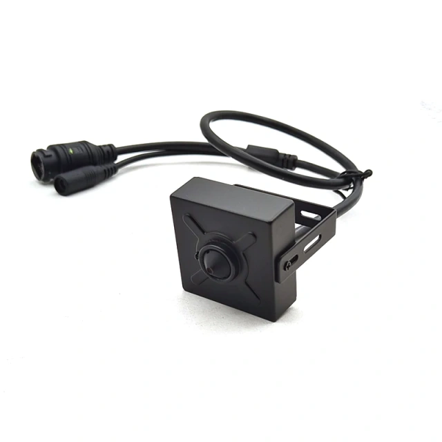 RTMP 5MP POE Audio Pinhole Mini IP Camera H.265 Slink HTML5 Micro CCTV IP Camera SD Card Slot Max 256G Home Industry Security Surveillance