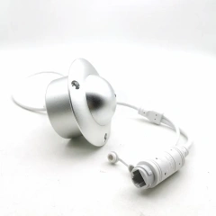 Metal 1080P POE Dome Mini Flying Saucer UFO Camera Indoor Security Surveillance CCTV IP Network Video Camera Audio