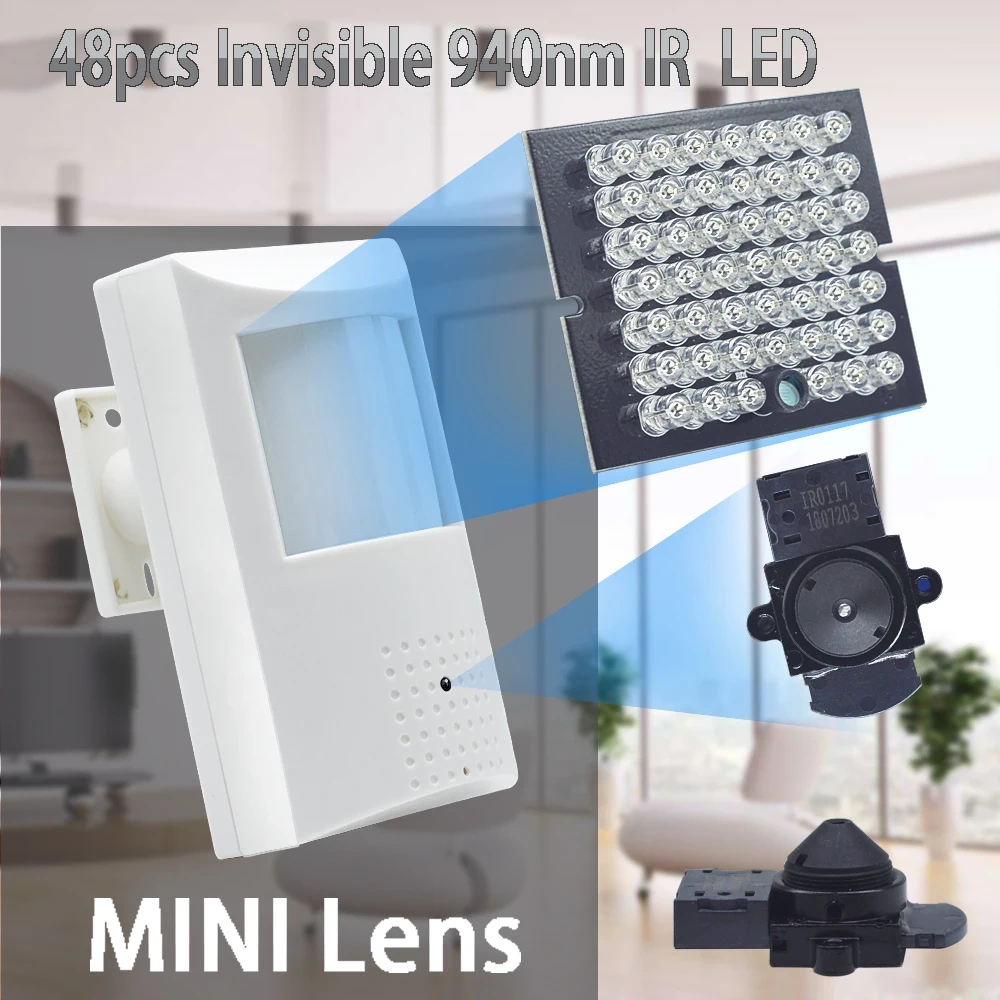 Tuya Smart Life 1080P PIR Style Indoor On vif WIFI IP Camera Built-in Audio And TF Card Slot IR Vision 48pcs 940nm IR LED