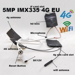 Mini 4G Wifi Pin hole Camera CCTV P2P Audio 3G 4G SIM Camera Module Chip Board 4G Wireless IP Camera P2P For Indoor Camhipro