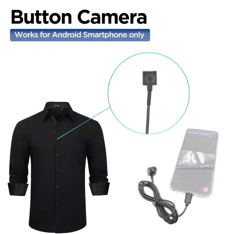 Low Power Not Heating Portable HD 1080P Android Micro Usb TYPE-C OTG UVC Button Camera Audio For Android Mobile Phone Camera Otg Cam