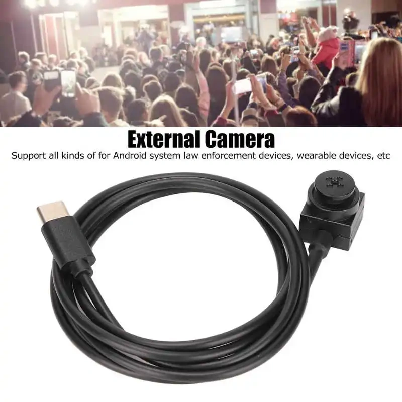 Hidden Button OTG Camera Multifunctional Portable 1080P OTG Mini Cam for Android System USB C or Micro USB connector