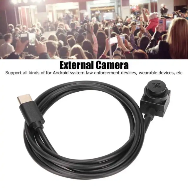 Hidden Button OTG Camera Multifunctional Portable 1080P OTG Mini Cam for Android System USB C or Micro USB connector