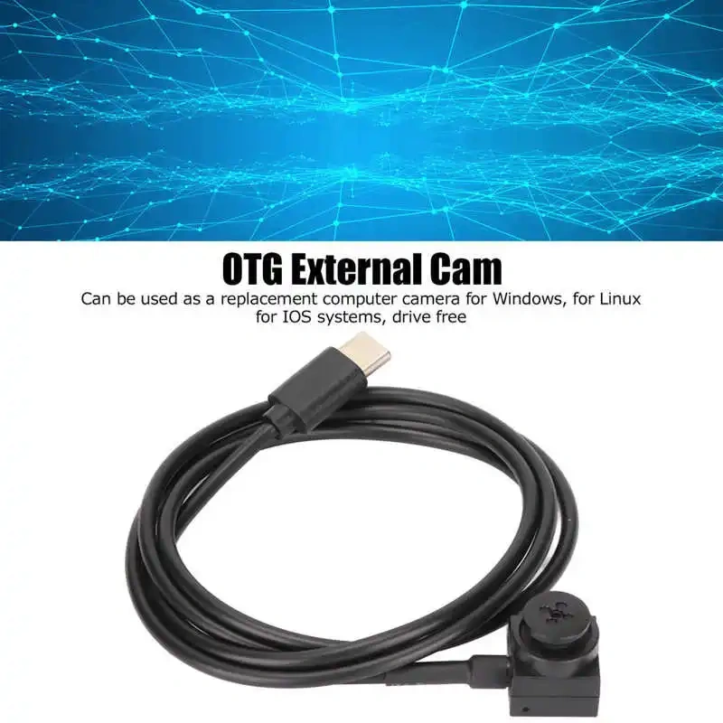 Hidden Button OTG Camera Multifunctional Portable 1080P OTG Mini Cam for Android System USB C or Micro USB connector